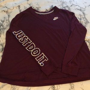Long sleeve Nike shirt